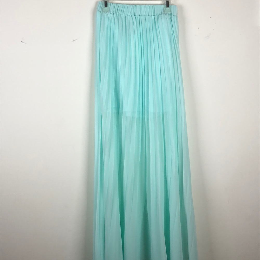 H&M Aqua Long Skirt